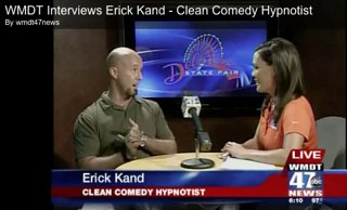 State Fair Hypnotist Erick Kand TV interview