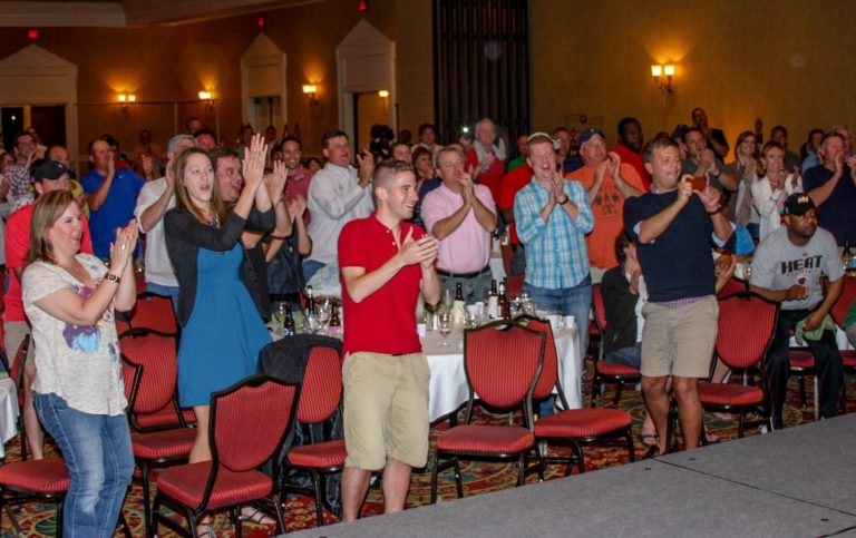 Frito-Lay conference entertainment standing ovation
