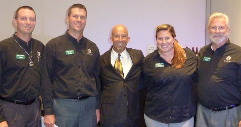 Pic taken with the Winkler team after the Hypnosis Comedy Show.