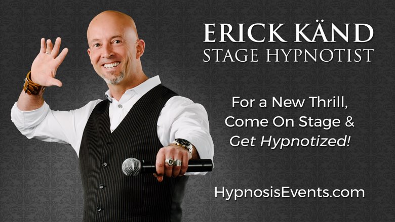 Event marketing for campus activities board comedy hypnotist show.